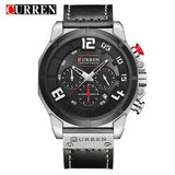 Quartz Men Leather Wrist Watch