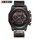 Quartz Men Leather Wrist Watch