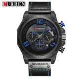 Quartz Men Leather Wrist Watch