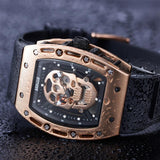 Men Pirate Hollow Silica Wristwatch