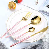 Luxury Dinnerware Stainless Steel Set