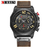 Quartz Men Leather Wrist Watch