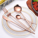 Luxury Dinnerware Stainless Steel Set