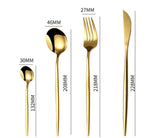 Luxury Dinnerware Stainless Steel Set