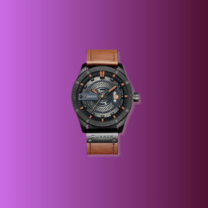 Quartz Men Leather Wrist Watch