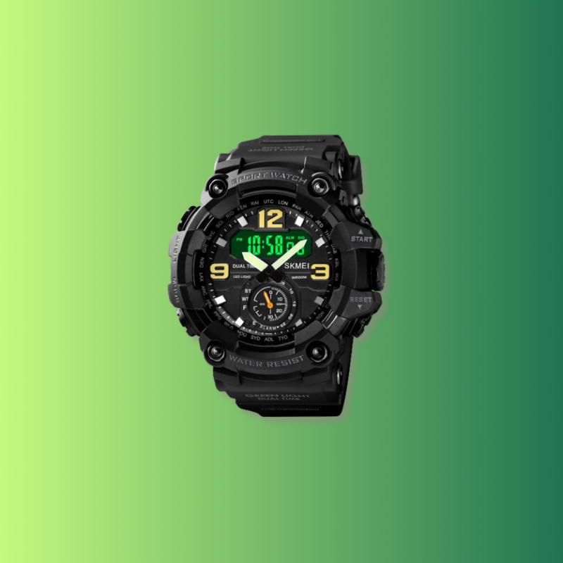 Japan Movement Dual Display Watch